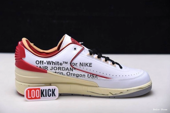 Bmlin Shoes Jordan Low White Red SP 2 Off-White DJ4375-106 Retro 0812